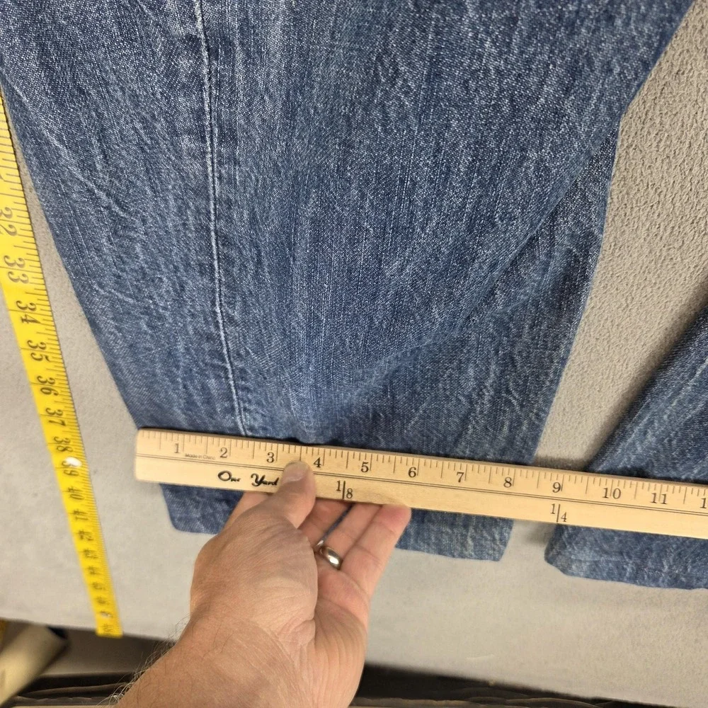 Vintage Levis Engineered Jeans Mens Blue Twisted Button Fly Fits 32x28